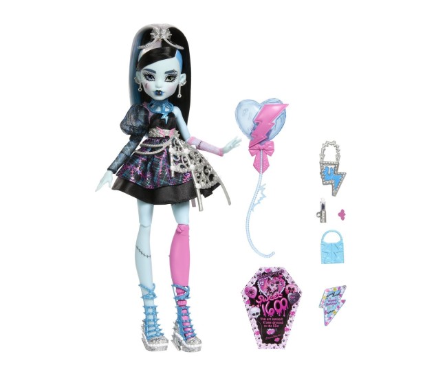 Monster high ziua de nastere dulce si infricosatoare papusa frankiestein cu accesorii Monster high ziua de nastere dulce si infricosatoare papusa frankiestein cu accesorii