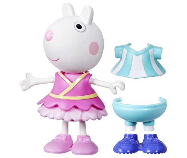 Peppa pig set figurina si accesorii vestimentare oita suzy 15cm Peppa pig set figurina si accesorii vestimentare oita suzy 15cm