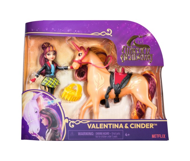 Unicorn academy set unicorn cinder si papusa valentina Unicorn academy set unicorn cinder si papusa valentina