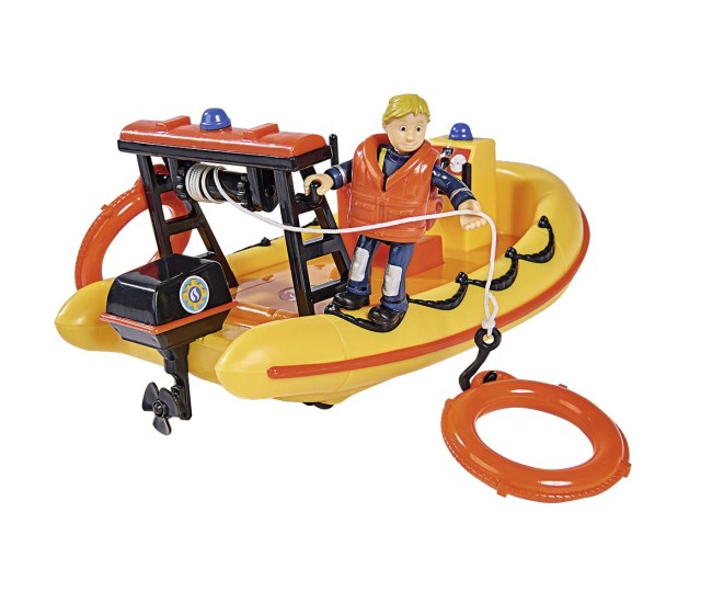 Pompierul sam barca neptun cu figurina penny si accesorii Pompierul sam barca neptun cu figurina penny si accesorii