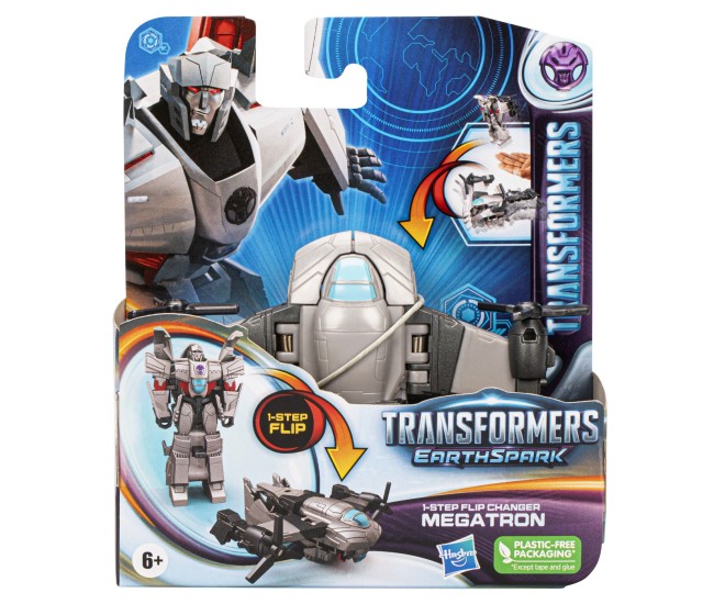 Transformers 7 earthspark figurina transformabila mega tron 6cm
