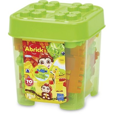 Ecoiffier abrick set constructie animale 70 piese