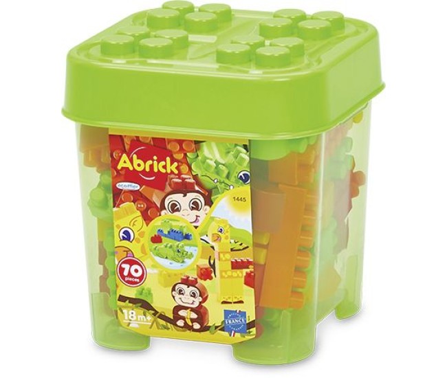 Ecoiffier abrick set constructie animale 70 piese Ecoiffier abrick set constructie animale 70 piese