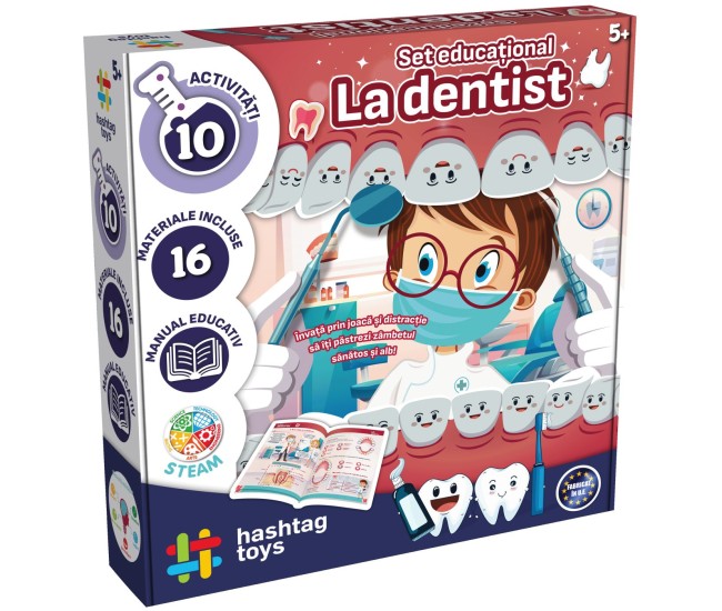Set educational prima mea trusa de dentist Set educational prima mea trusa de dentist