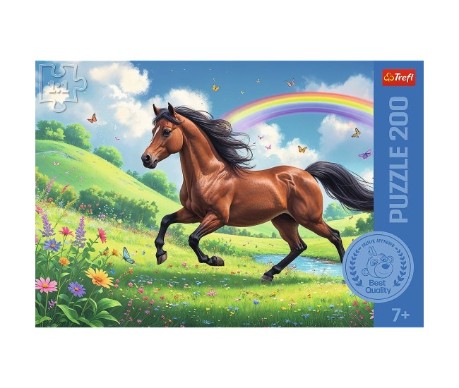 Puzzle trefl 200 un cal impunator Puzzle trefl 200 un cal impunator