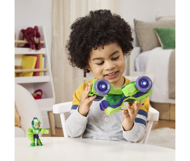 Marvel iron man si prietenii sai uimitori set vehicul 2 in 1 si figurina iron hulk Marvel iron man si prietenii sai uimitori set vehicul 2 in 1 si figurina iron hulk