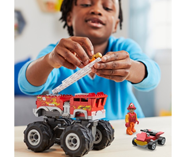 Hot wheels monster truck mega set constructie 5 alarm Hot wheels monster truck mega set constructie 5 alarm