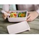 Cutie pranz bento cu compartimente detasabile, melii, pink purple
