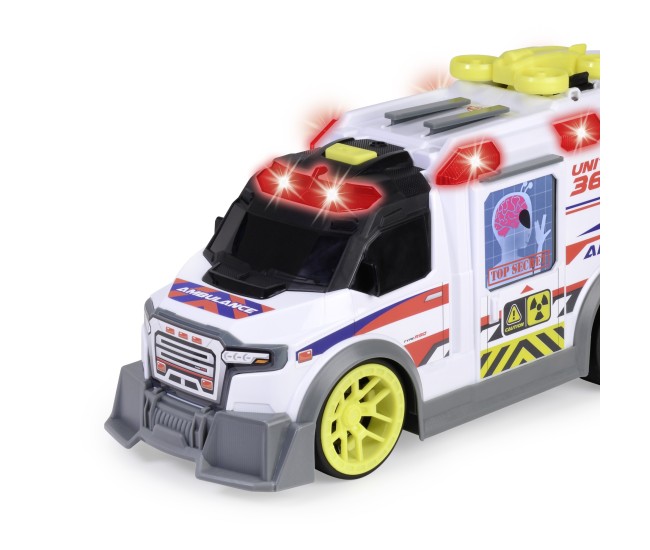 Dickie toys ambulanta cu lumini si sunete 35.5cm Dickie toys ambulanta cu lumini si sunete 35.5cm