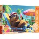 Puzzle trefl 100 relaxare in stil capibara Puzzle trefl 100 relaxare in stil capibara