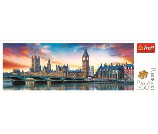Puzzle trefl 500 panorama big ben Puzzle trefl 500 panorama big ben