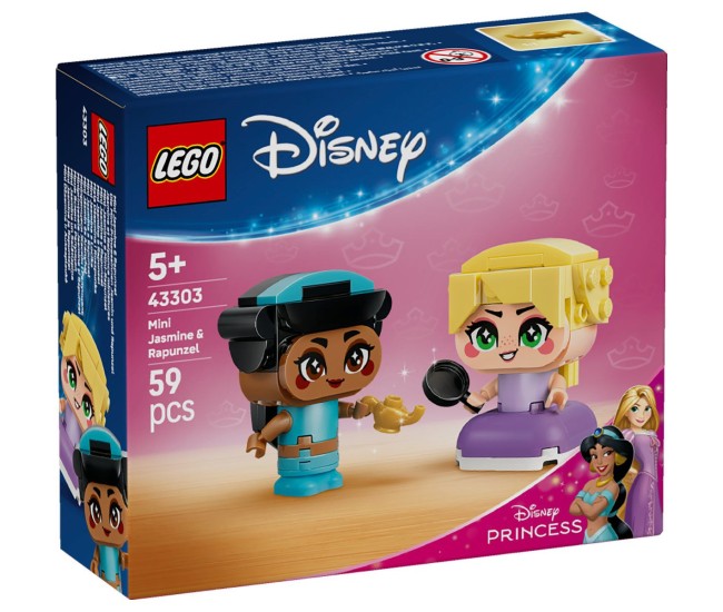 Lego disney princess miniprintesele jasmine si rapunzel 43303