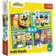 Puzzle trefl minions 4in1 lumea fericita a minionilor Puzzle trefl minions 4in1 lumea fericita a minionilor