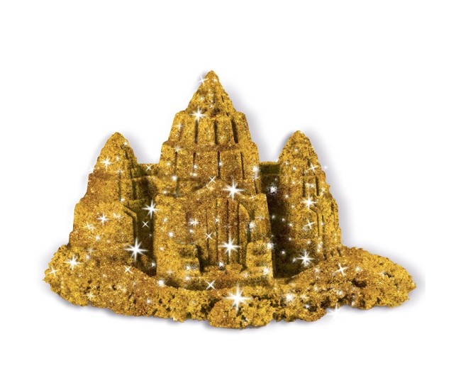 Nisip kinetic metale si minerale stralucitoare auriu Nisip kinetic metale si minerale stralucitoare auriu