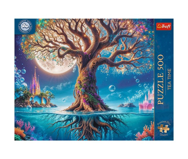 Puzzle trefl 500 premium plus tea time campionatul european copacul magic Puzzle trefl 500 premium plus tea time campionatul european copacul magic