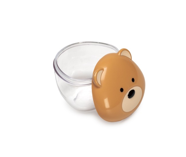 Recipient hrana bebe cu capac, melii, model urs