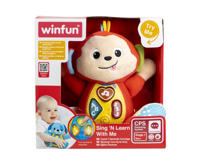 Winfun canta si invata cu maimutica