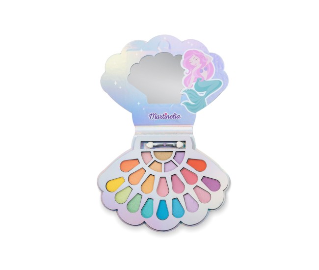 Martinelia lets be mermaids trusa de machiaj in forma de scoica Martinelia lets be mermaids trusa de machiaj in forma de scoica