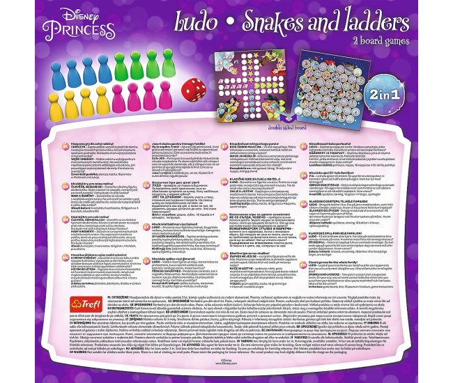 Joc disney princess 2in1 ludo si serpisori scari Joc disney princess 2in1 ludo si serpisori scari