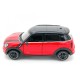 Masinuta metalica minicooper rosu scara 1 la 24 Masinuta metalica minicooper rosu scara 1 la 24