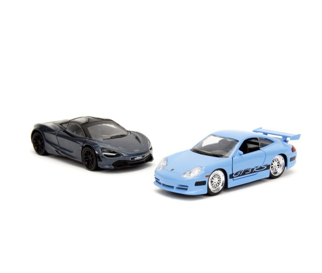 Jada fast and furious legacy set 2 masinute metalice porsche 911 gt3 rs si mclaren 720s scara 1:32 Jada fast and furious legacy set 2 masinute metalice porsche 911 gt3 rs si mclaren 720s scara 1:32