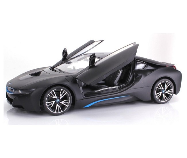 Masina cu telecomanda bmw i8 negru scara 1 la 14 Masina cu telecomanda bmw i8 negru scara 1 la 14