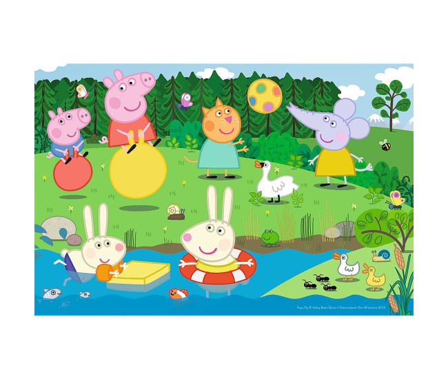 Puzzle trefl 60 peppa pig distractie in vacanta Puzzle trefl 60 peppa pig distractie in vacanta