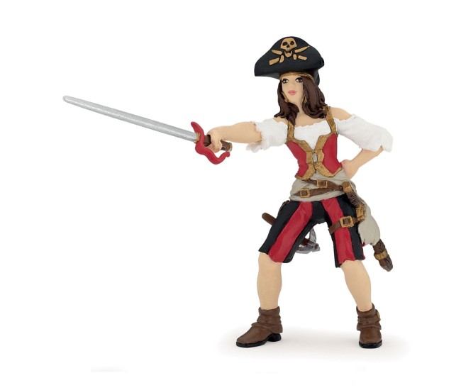 Papo figurina femeie pirat bruneta Papo figurina femeie pirat bruneta