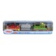 Thomas locomotiva motorizata percy brake car bruno cu 2 vagoane Thomas locomotiva motorizata percy brake car bruno cu 2 vagoane