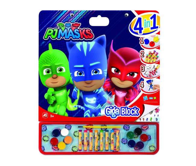Eroi in pijamale set pentru desen giga block 4 in 1 Eroi in pijamale set pentru desen giga block 4 in 1