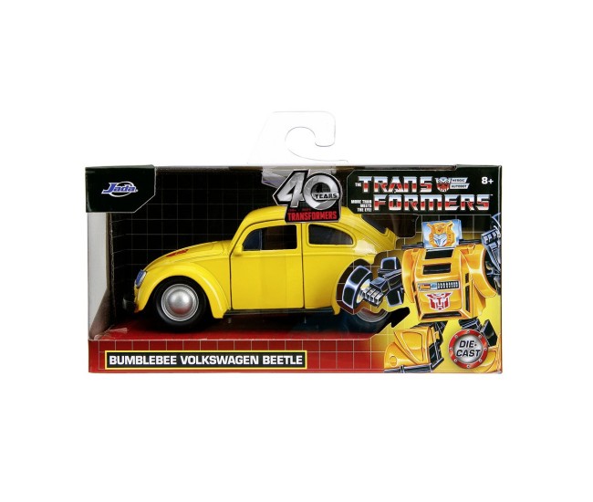 Jada transformers masinuta metalica bumblebee volkswagen beetle scara 1:32 Jada transformers masinuta metalica bumblebee volkswagen beetle scara 1:32