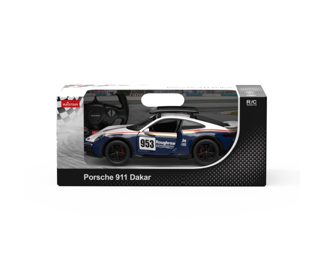 Masina cu telecomanda porsche 911 dakar scara 1 la 14 Masina cu telecomanda porsche 911 dakar scara 1 la 14