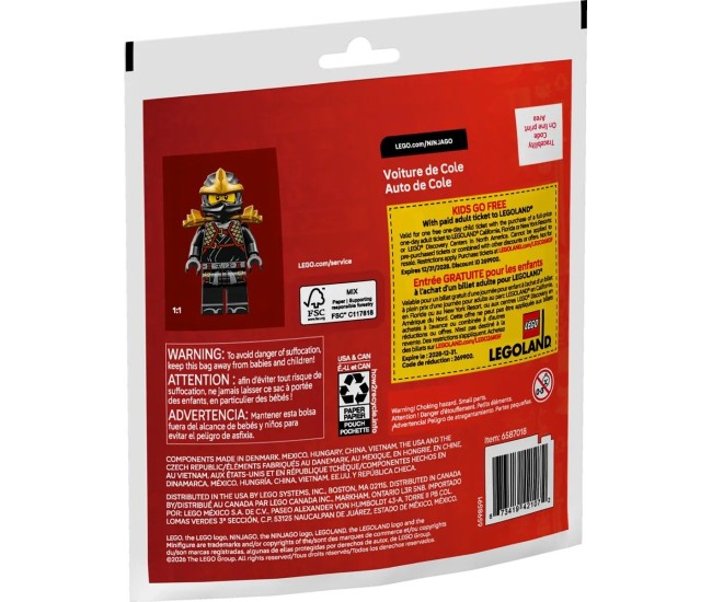 Legi ninjago masina razboinicului ninja cole 30723