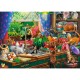 Puzzle trefl 1000 premium plus tea time pisici nazdravane Puzzle trefl 1000 premium plus tea time pisici nazdravane