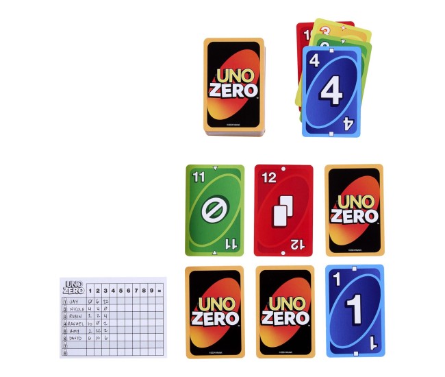 Uno joc de carti zero Uno joc de carti zero