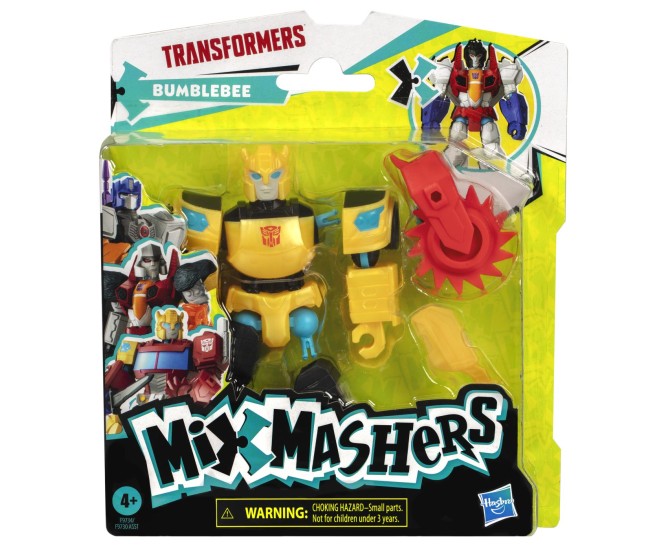 Transformers mix mashers figurina bumblebee 12cm si accesorii