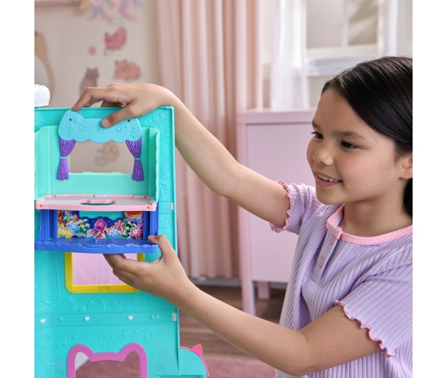 Gabbys dollhouse filmul set baia spa a pisicii mercat cu figurina si accesorii
