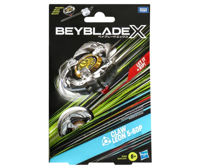 Beyblade x let it rip set lansator si roata claw leon 5-60p Beyblade x let it rip set lansator si roata claw leon 5-60p