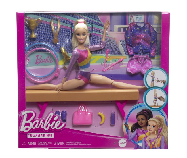 Barbie papusa barbie you can be gimnasta blonda Barbie papusa barbie you can be gimnasta blonda
