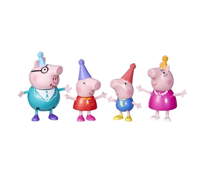 Peppa pig set figurine petrecere in familia pig Peppa pig set figurine petrecere in familia pig