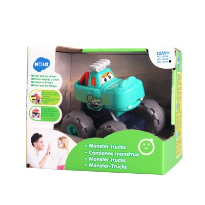 Masinuta bebe monster truck crocodilul