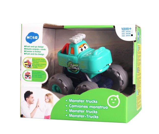 Masinuta bebe monster truck crocodilul Masinuta bebe monster truck crocodilul