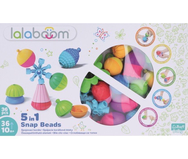 Lalaboom joc de dezvoltare bebe montessori 36 piese Lalaboom joc de dezvoltare bebe montessori 36 piese