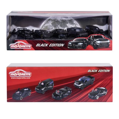 Majorette set 5 masinute black edition 2.0 giftpack
