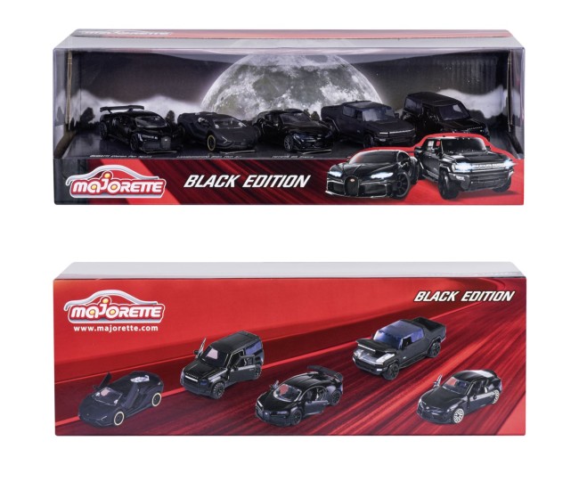 Majorette set 5 masinute black edition 2.0 giftpack Majorette set 5 masinute black edition 2.0 giftpack