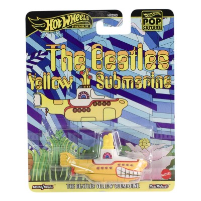 Hot wheels pop culture masinuta metalica the beatles yellow submarine scara 1:64 Hot wheels pop culture masinuta metalica the beatles yellow submarine scara 1:64