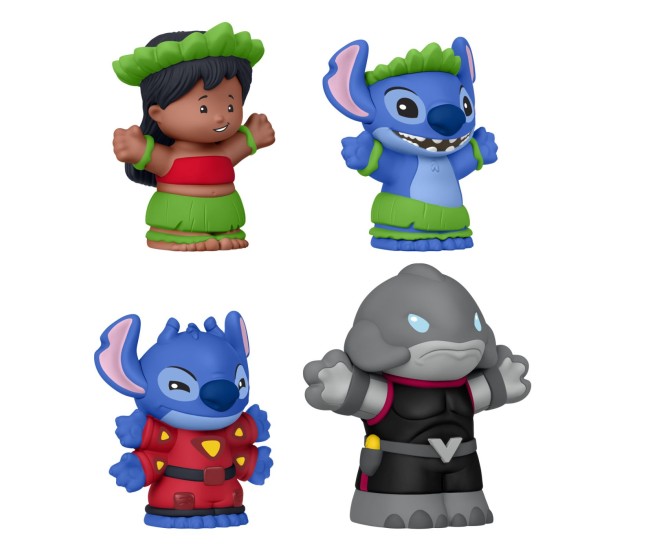 Fisher price little people collector disney lilo si stitch set 4 figurine Fisher price little people collector disney lilo si stitch set 4 figurine