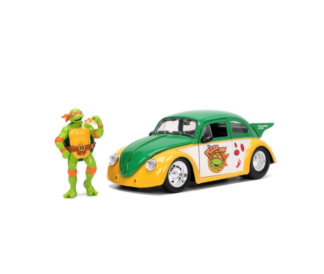 Jada masinuta metalica testoasele ninja 1959 volkswagen drag beetle 1:24 Jada masinuta metalica testoasele ninja 1959 volkswagen drag beetle 1:24
