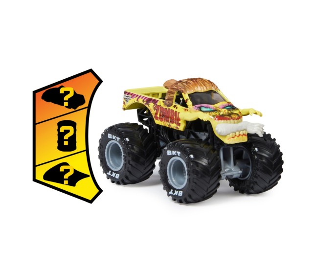 Monster jam masinuta metalica zombie scara 1 la 64