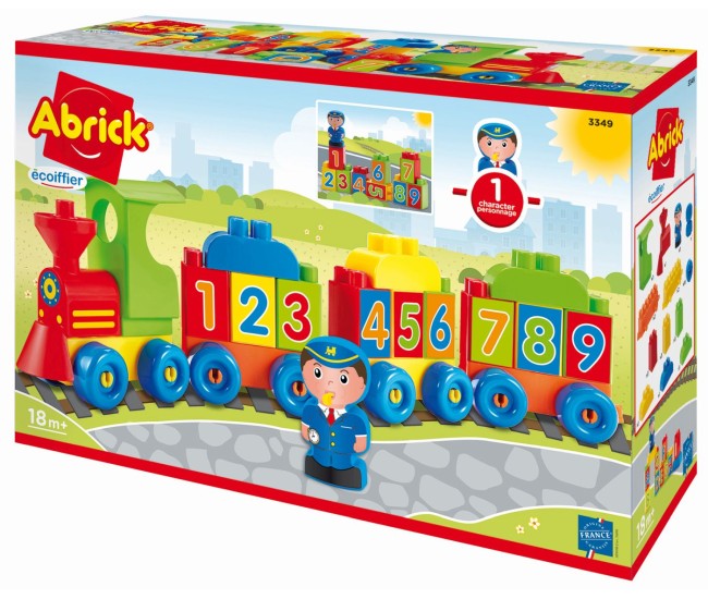 Ecoiffier tren cu cifre si litere Ecoiffier tren cu cifre si litere